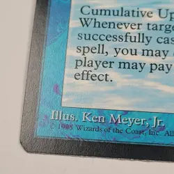 MTG Card - 1x Mystic Remora - Ice Age - LP - Vintage Magic The Gathering 1995 - Image 2