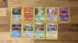 Pokemon TCG E Reader Lot Of 9 Cards Haunter, Clefable, Magmar, Magneton, Volbeat - Image 1