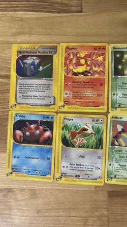 Pokemon TCG E Reader Lot Of 9 Cards Haunter, Clefable, Magmar, Magneton, Volbeat - Image 2
