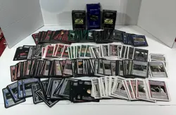 STAR WARS CCG CUSTOMIZABLE CARD GAME LOT 382 VADER OBI- WAN LUKE LEIA HAN SOLO - Image 1