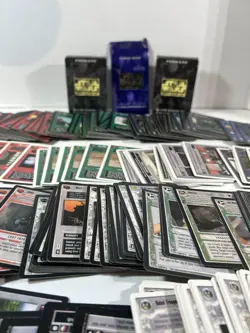 STAR WARS CCG CUSTOMIZABLE CARD GAME LOT 382 VADER OBI- WAN LUKE LEIA HAN SOLO - Image 2