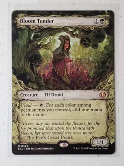 MTG Bloom Tender M (0324) (Showcase) Non-foil Lorwyn Eclipsed - Image 1
