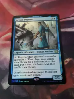 FOIL Magic: The Gathering TCG Arcum Dagsson ~ Double Masters - 2XM 041/332 - Image 1