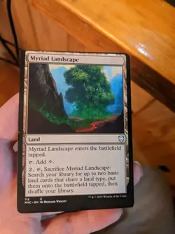 Myriad Landscape Commander: the Lost Caverns of Ixalan off center miscut error - Image 1