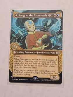 Aang at the Crossroads (Showcase) - Avatar - Rare - Legendary Creature - MTG - Image 1