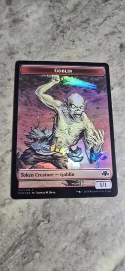 Goblin Squirrel Double-Sided Token Dominaria Remastered Foil Common MTG NM - Image 1