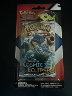 Pokemon TCG Cosmic Eclipse & Chilling Reign 2 Pack Blister w/ Celebi Pin Sealed - Image 1