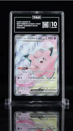 2025 POKEMON JOURNEY TOGETHER #173 LILLIE'S CLEFAIRY EX PSA 10 -TAG 10 - Image 1