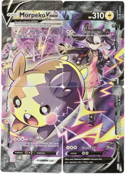 Morpeko V-Union Full Set SWSH287-290 Black Star Promo Set Pokemon PACK FRESH - Image 1