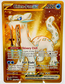 Chien-Pao ex 274/193 Pokemon Sv02: Paldea Evolved - Gold Hyper Rare Holo - Image 1