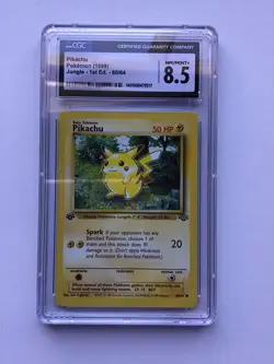 Pikachu Jungle 60/64 1st Edition CGC 8.5 MINT Vintage Pokemon 1999 - Image 1