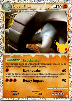 Donphan Prime 107/123 Pokemon TCG Celebrations Classic NM - Image 1