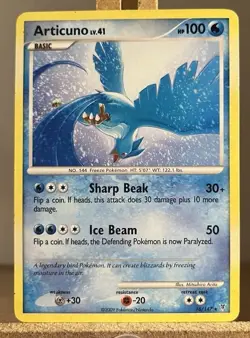 Pokemon TCG - Articuno - 16/147 - Rare - Platinum: Supreme Victors - Image 1