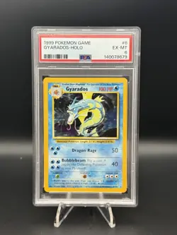 Gyarados 6/102 - PSA 6 - Pokemon TCG - Base Set Holo - Image 1