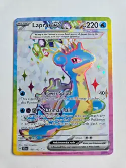 Pokemon Lapras ex 158/142 - SV07: Stellar Crown - Image 1