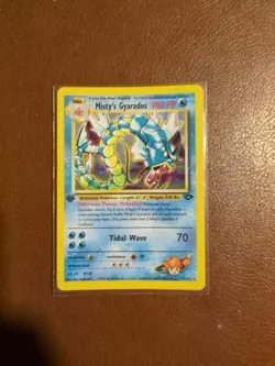 Pokemon TCG Misty's Gyarados Holo Rare Gym Challenge 13/132 Unlimited Edition - Image 1