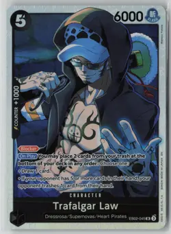 Trafalgar Law EB02-045 One Piece Extra Booster: Anime 25th Collection NM - Image 1