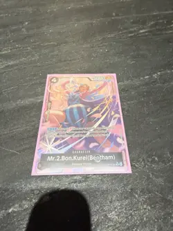 One Piece TCG English OP14-091 Mr. 2 Bon Kurei (Bentham) Alt Art Parallel - Image 1