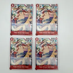 EB02-005 Fake Straw Hat Crew One Piece CCG TCG 25th Anniversary Anime 4X Playset - Image 1