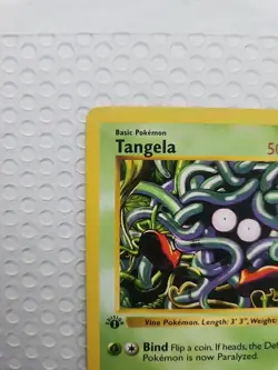 Pokemon TCG Tangela 1st Edition Base Set Shadowless Common Card 66/102 - Image 2