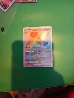 Pokemon TCG Whimsicott VSTAR Rainbow Ultra Rare Card 175/172 Brilliant Stars - Image 1