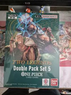 One Piece Card Game DP-05 Double Pack Set 5 OP-08 Two Legends SEALED Display - Image 1