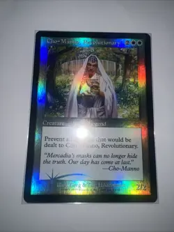 Cho-Manno, Revolutionary FOIL Mercadian Masques Rare CARD - Image 1
