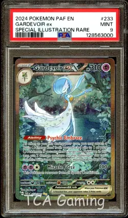 PSA 9 MINT Gardevoir Ex 233/091 SPECIAL ILLUSTRATION RARE Pokemon Card 000 - Image 1
