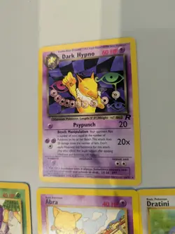 Team Rocket Vintage Lot Of 10 HP Pokemon TCG Cards Dark Hypno - Image 2
