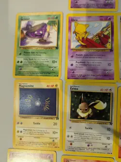 Team Rocket Vintage Lot Of 10 HP Pokemon TCG Cards Dark Hypno - Image 3