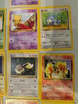 Team Rocket Vintage Lot Of 10 HP Pokemon TCG Cards Dark Hypno - Image 4