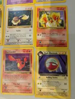 Team Rocket Vintage Lot Of 10 HP Pokemon TCG Cards Dark Hypno - Image 5
