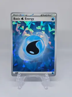 011 SVE WATER ENERGY | RARE CRACKED ICE HOLO | SCARLET & VIOLET POKEMON CARD - Image 1