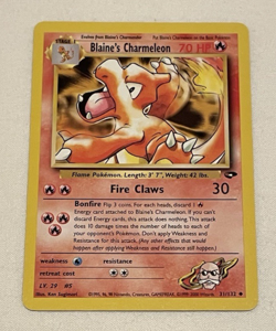 1x Blaine's Charmeleon 31/132 Gym Challenge Pokemon card LP - Image 1