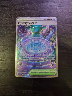 Pokemon TCG Mega Evolution Mystery Garden Full Art Trainer Card 172/132 - Image 1