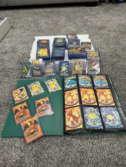 Huge Lot 400+ Topps Vintage 1999 TV Animation & Movie Pokemon Cards Foil Holos - Image 1
