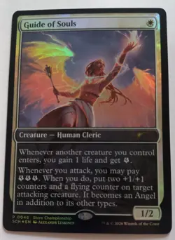 Guide of Souls - Store Championship Foil Promo Lorwyn Eclipsed + Bonus Card - Image 1