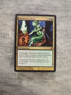 MTG Pernicious Deed Conspiracy Mythic Card 191/210 Regular NM Condition - Image 1