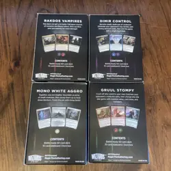 MTG 2022 Challenger Deck Set Of 4. Factory Sealed. Dimir Gruul Rakdos Mono White - Image 4