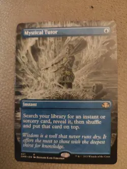 Mtg MYSTICAL TUTOR (EXTENDED ART) - Image 1