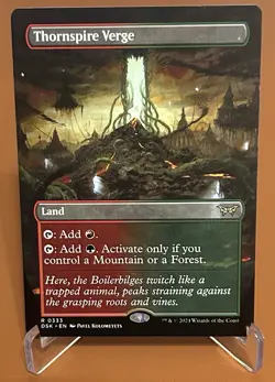 Thornspire Verge (Borderless) Duskmourn: House of Horror Regular - Image 1