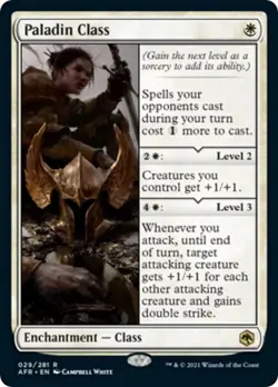 MTG Foil - Paladin Class - 29 / NM / English - Image 1
