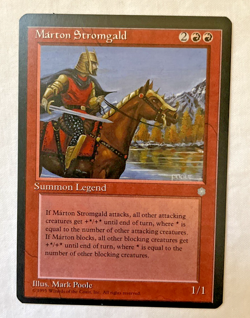1x Marton Stromgald Ice Age Magic the Gathering LP - Image 1