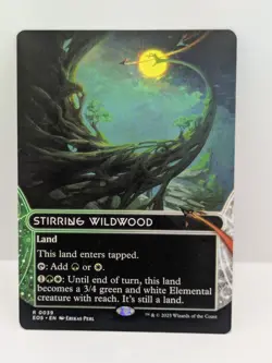 Edge Of Eternity -Stirring Wildwood - Land - Borderless - Rare - Eoe 39 - - Image 1