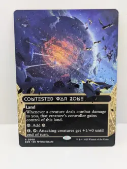 Edge Of Eternity - Contested War Zone - Rare - Borderless - Eos 008 - - Image 1