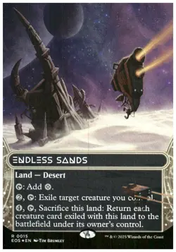 Endless Sands (0015) - Galaxy Foil - Borderless Edge of Eternities - Image 1