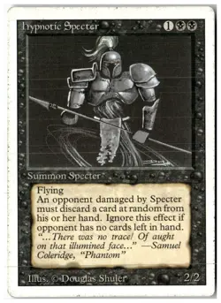 MTG Hypnotic Specter - Revised Edition Heavily Played English - Image 1