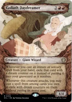 Goliath Daydreamer SHOWCASE Lorwyn Eclipsed Magic MTG NM - Image 1