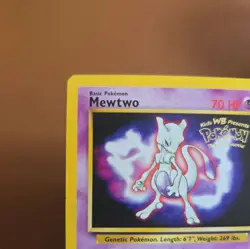 Pokemon Card - Mewtwo WB Stamped Movie Promo WOTC Promo Stamped #3 - Image 3