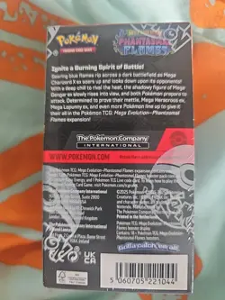 Pokemon TCG Mega Evolution Phantasmal Flames Half Booster Box 18 Packs. Sealed - Image 3